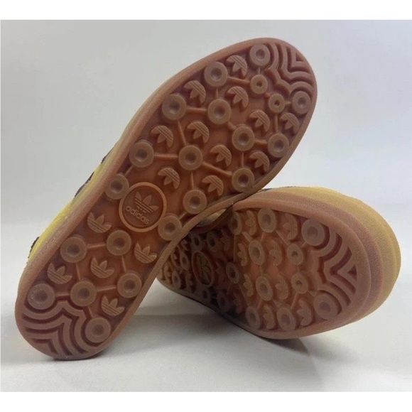 ADIDAS Unisex Gazelle Bold Sz.11/9.5 Color-alm. Yellow/Maroon Wedges Shoes NWHB - Picture 10 of 13